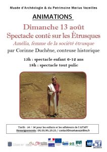 affiche spectacle conté