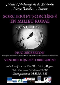 affiche conférence Berton sorcellerie